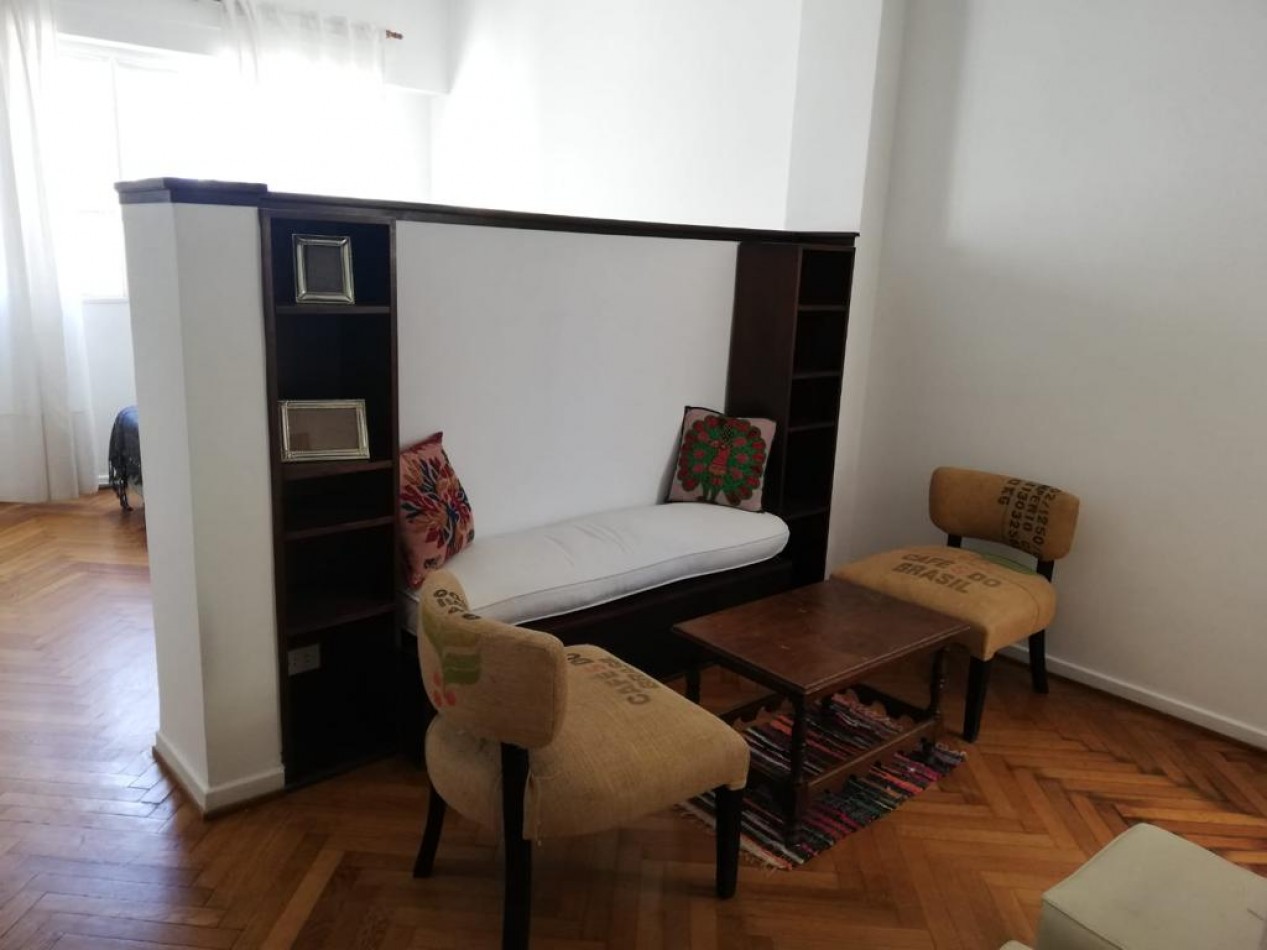 Alquiler Temporario Ambiente y medio, Juncal 2100, Recoleta 