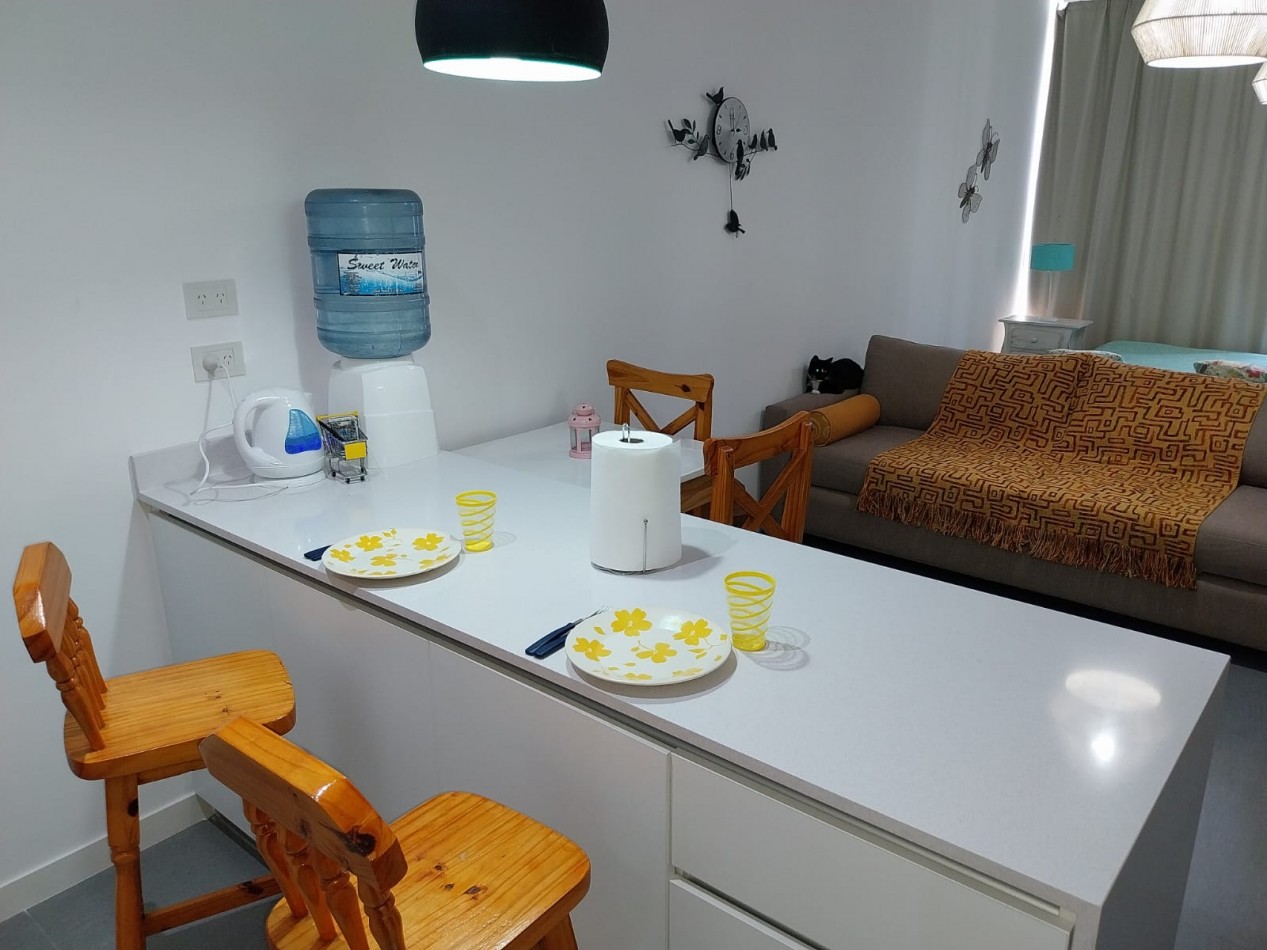 Alquiler Temporario Monoambiente c/Balcon y Cochera Propia, Montañeses 2300, Belgrano. 