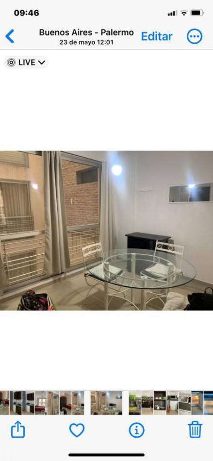 Alquiler Temporario Monoambiente, Charcas 4600, 1. Palermo