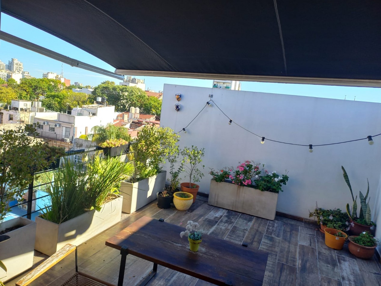 Alquiler Temporario 2 Ambientes c/terraza, Paysandu 500, Caballito